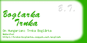 boglarka trnka business card